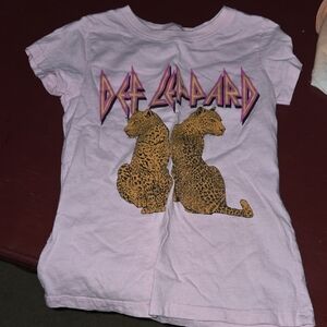 Def Leppard Kids Graphic Tee - Light Purple